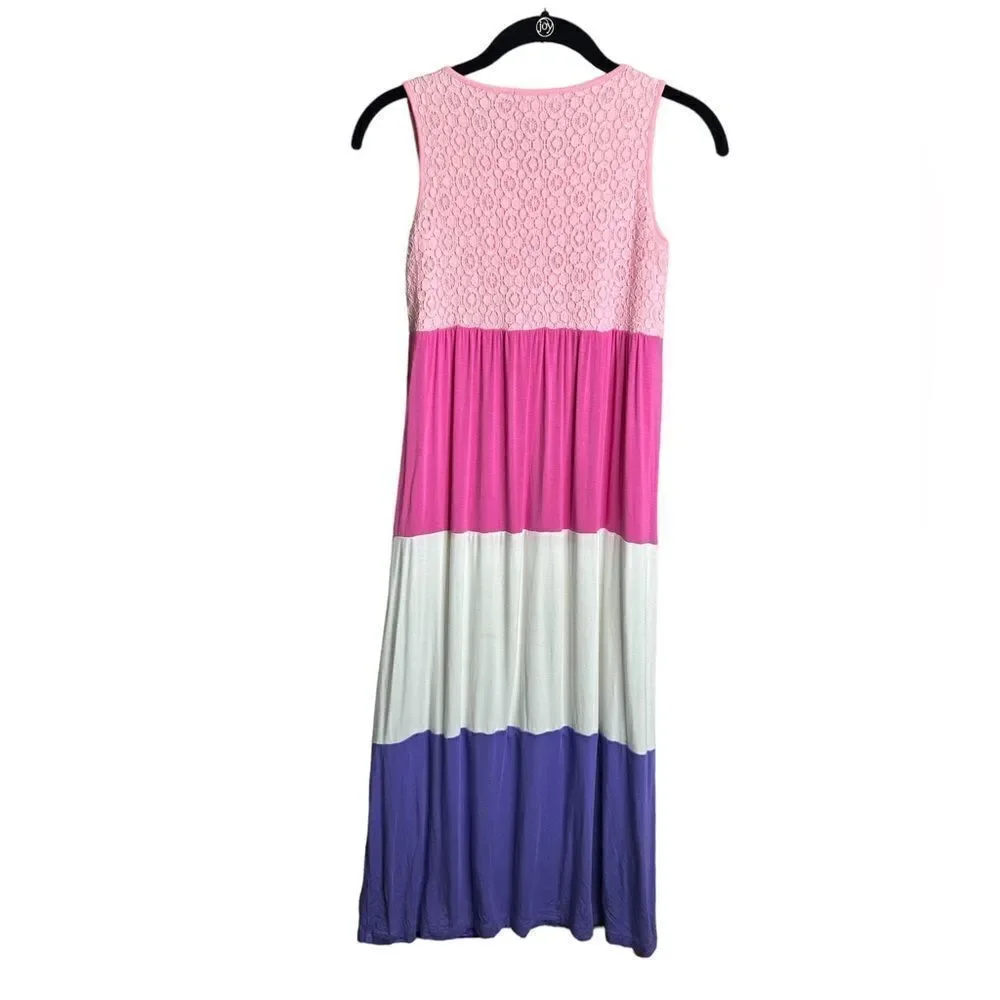 5 for $25🔥U-Knit Multi-Color Tiered Summer Dress Girls Medium‎